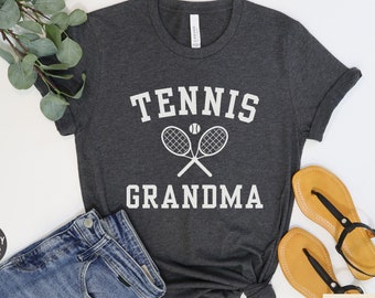 Camisa de la abuela del tenis para el día del juego, regalo de la abuela del jugador de tenis, esa es mi nieta nieto nieto, abuela del tenis, camisa de la mamá del tenis