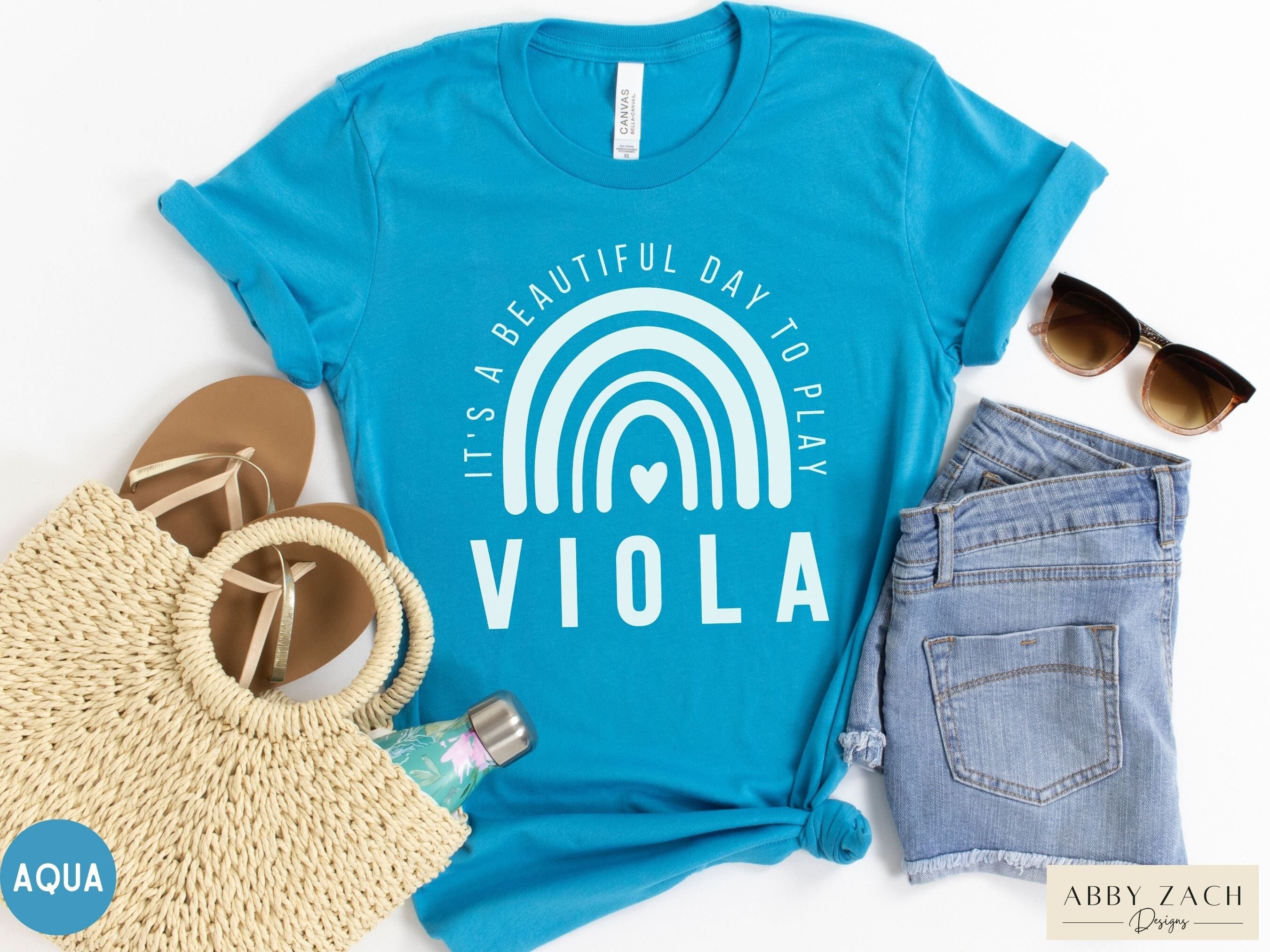 Viola Shirt, It's a Beautiful Day to Play Viola, Viola T-shirt ...