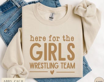 Girls Wrestling Shirt, Girls Wrestling Mom Sweatshirt, Womens Wrestling Coach Gift, Female Wrestler Tshirt