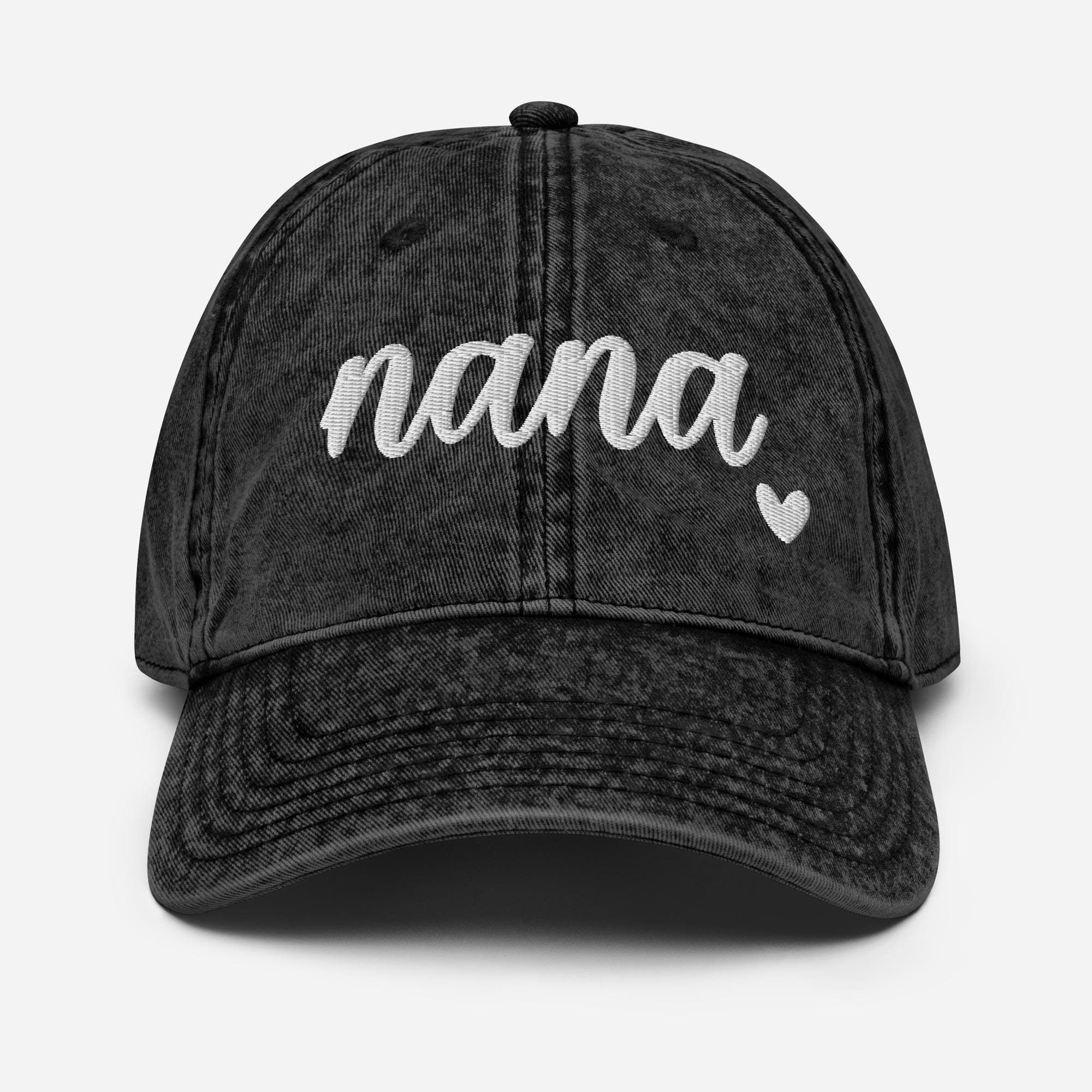 Embroidered Nana Hat, New Nana Gift, Nana Baseball Cap, Vintage