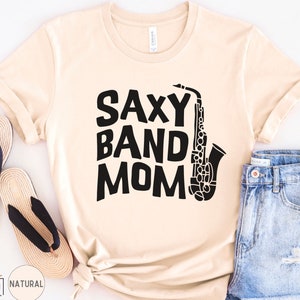 Proud Mom Awesome Saxophone Player Marching Band Shirt main image 1