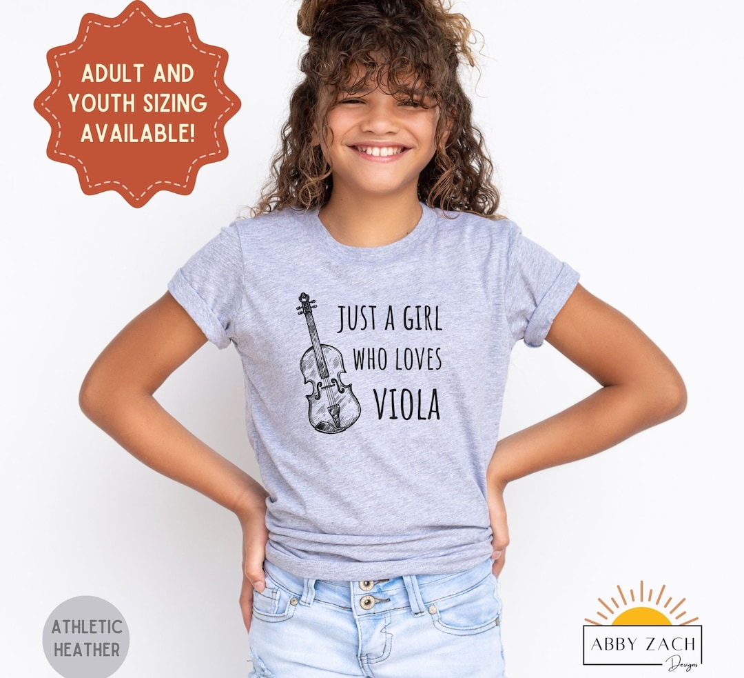 Viola Shirt, Just a Girl Who Loves Viola T-shirt, Girl Viola Gifts ...