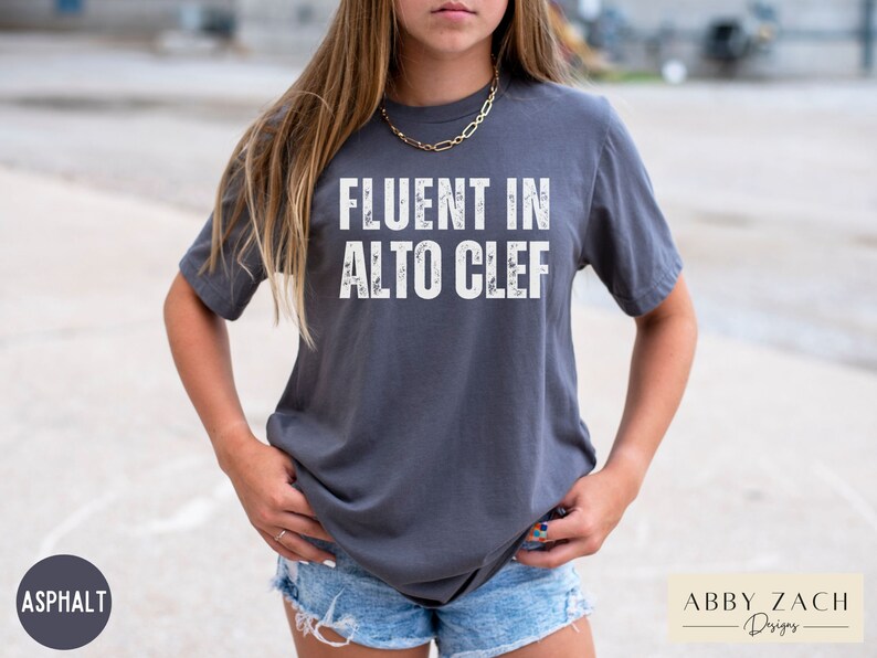 Viola Shirt Viola Tshirts Viola Gifts Fluent in Alto Clef Etsy