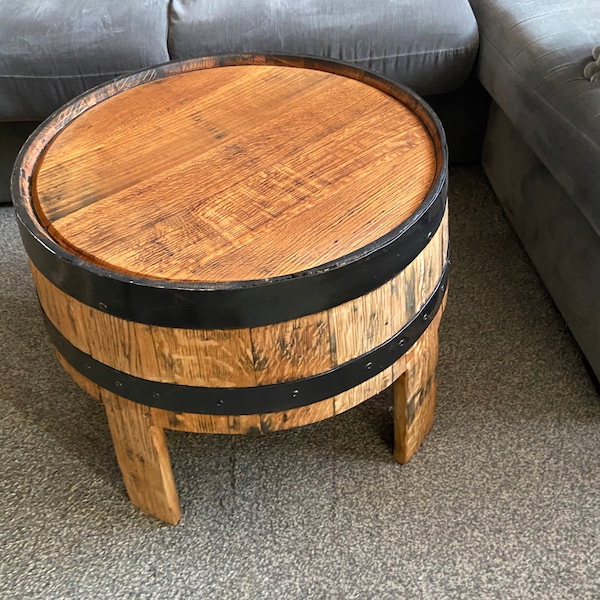 Whiskey Barrel Table Etsy UK
