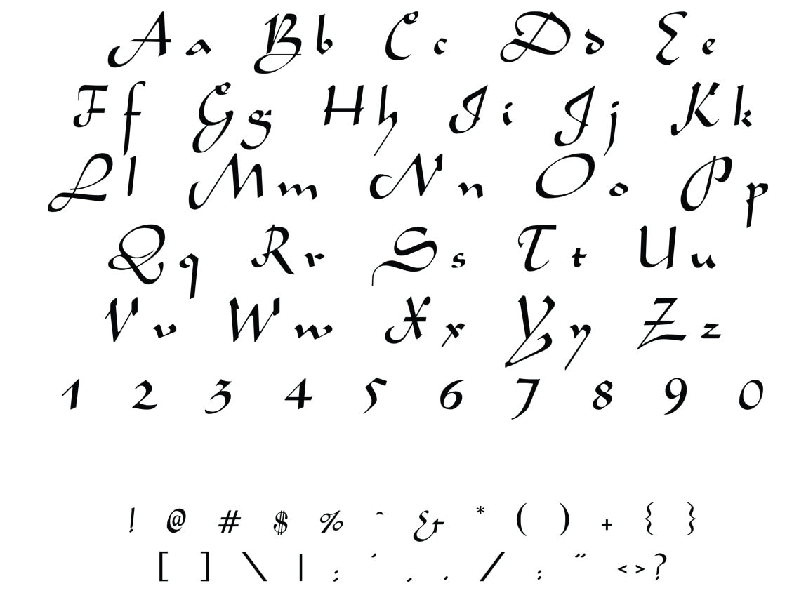 Arabian Nights Font Svg Etsy