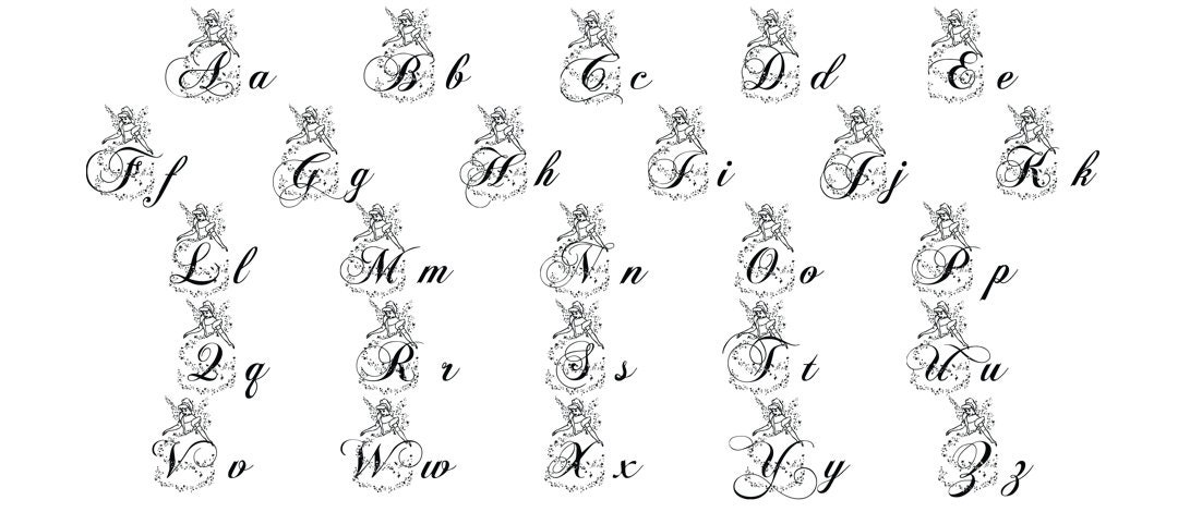 Princess Monogram Princess Monogram Font Svg - Etsy