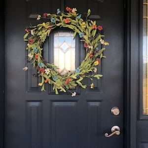 Beautiful Wild Flower Wreath