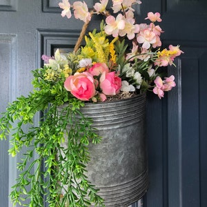 Chic Spring door decor