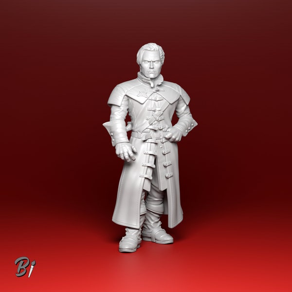 Vladreth - Vampire - Human Form | Fantasy 32mm Resin Miniature Figure | Dungeons & Dragons (DnD) - Pathfinder - Tabletop Gaming