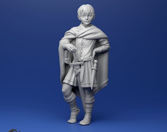 Brinnth - Thief Kid | Fantasy 32mm Resin Miniature Figure | Dungeons & Dragons (DnD) - Pathfinder - Tabletop Gaming