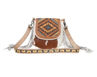 Bohemian Diva Leather & Hairon Bag