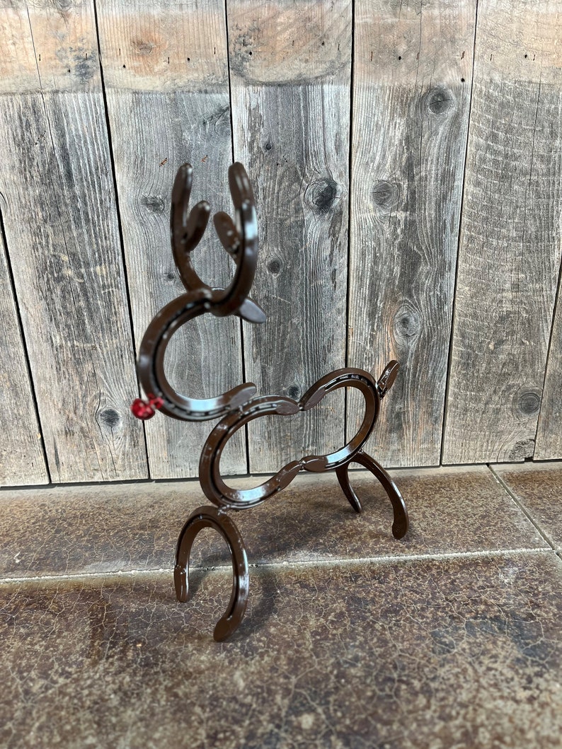 Horseshoe Reindeer Etsy