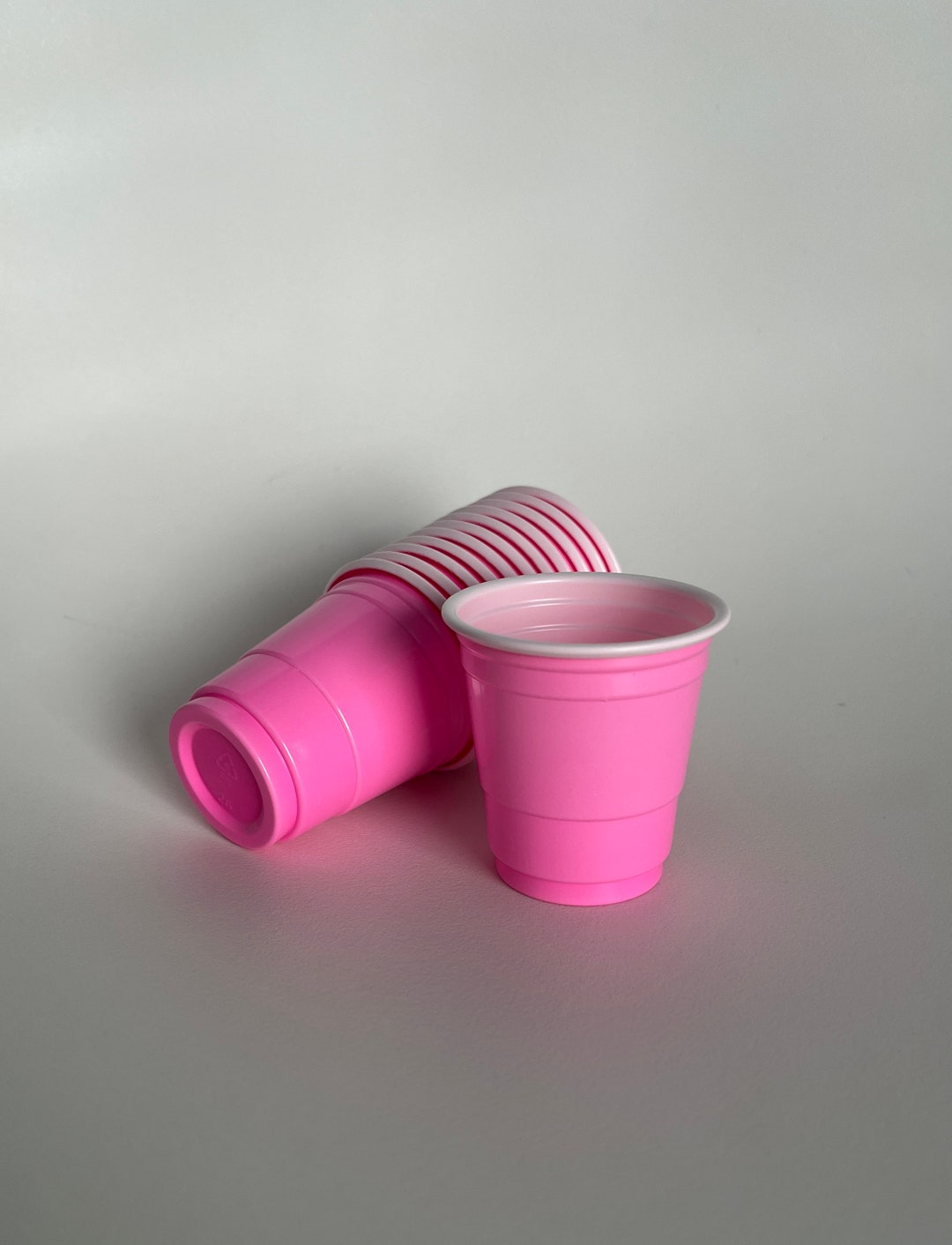Pink Shot Glasses Mini Version of the Classic Party Cup Etsy
