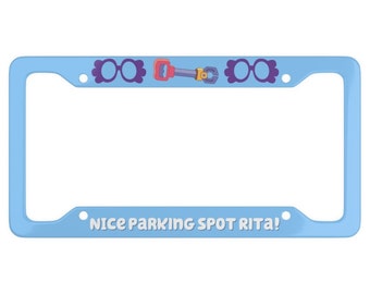 Nice Parking Spot Rita License Plate Frame, The Grannies,  Funny License Plate Frame, Ritas Driving