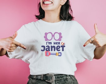 I'm Her Janet Adult Shirt, Nice Parking Spot Rita, Here Come the Grannies, Mommy and Me Matching, Bella & Canvas Soft Adult Jersey Tee