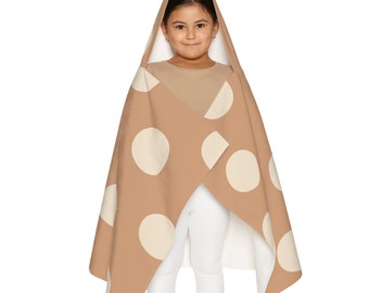 The Grannies Youth Hooded Towel, Neutral Dotted Towel, Granny Costume