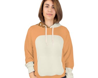 Orange Dog Mom Hoodie, Halloween Costume for Mom, Couples Costumes, Unisex Pullover Hoodie