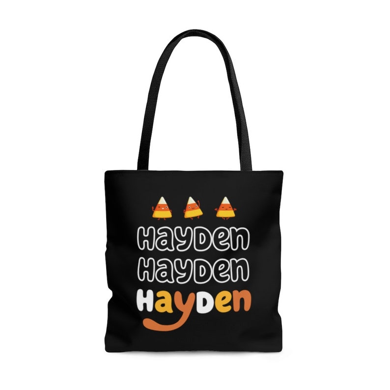 Personalized Trick or Treat Bag, Customized Kids Halloween Bag, Halloween Candy Bag, Cute Halloween Tote, Custom Name Candy Bag for Kids Bild 2