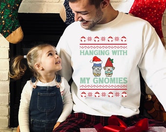 Gnome Husband Ugly Christmas Sweater, Hammerbarn Holiday Sweatshirt, Matching Family Shirts, Family Pajama Top, Stumpfest Shirt
