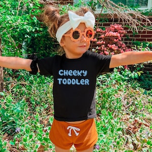 Cheeky Toddler Shirt, Funny Toddler T-Shirt, Toddler Short Sleeve Bella + Canvas Tee, Birthday Gift for Child, Shirt for Boy, Shirt for Girl