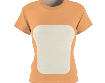 Halloween-Kostüm-Shirt für Hundemama in Orange, passende Familienkostüm-Shirts