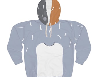 Grandpa Bobba Sweatshirt, Family Costumes, Matching Shirts, Unisex Pullover Hoodie (AOP), Couples Costume