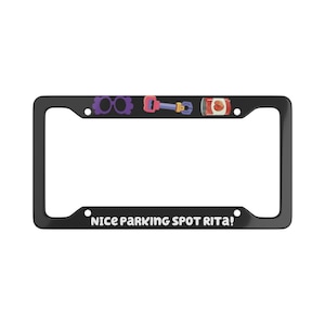 Nice Parking Spot Rita License Plate Frame, The Grannies, Ritas Driving, Funny License Plate Frame, Janet and Rita