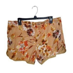 Vtg Cheeters Mens Swim Shorts Surf Line Hawaii Floral Drawstring Large Cotton