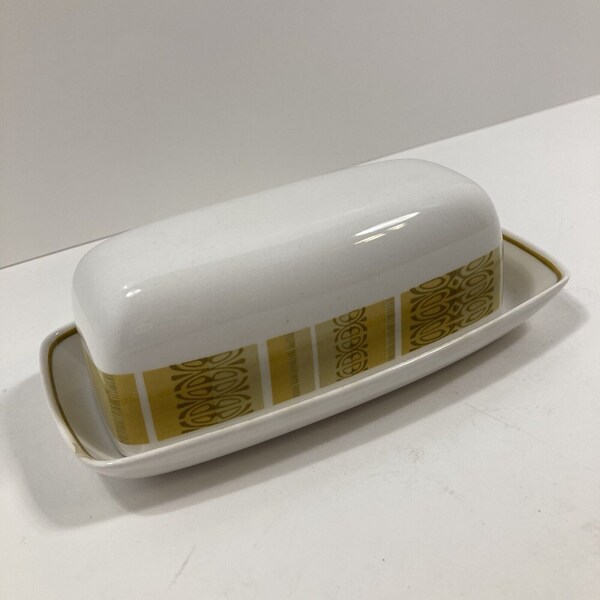 Retro Butter Dish Etsy