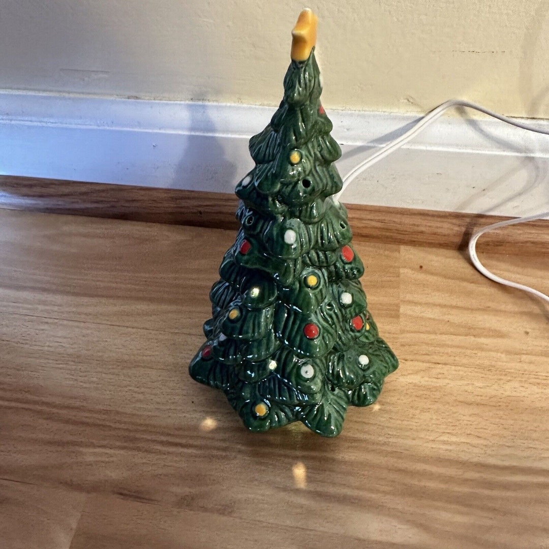 Vintage Weiss & Avon Ceramic Christmas Tree Hand Painted in Etsy