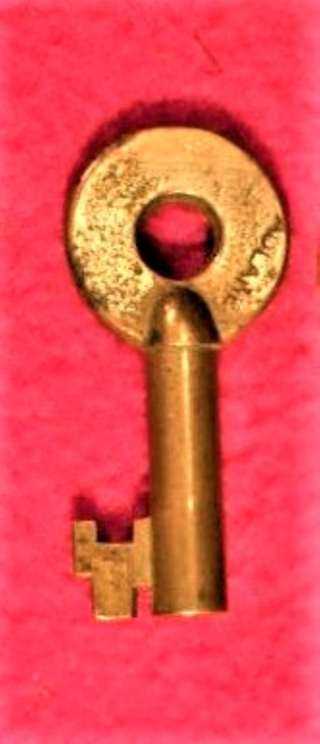 Brass Railroad Switch Key S.P.C.O.C.S45 South Pacific Etsy