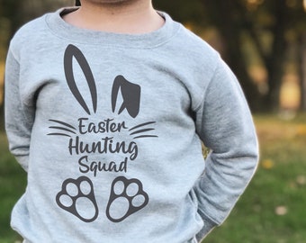 Hunting crew SVG cutting files, Easter svg, Easter egg hunt SVG, Easter tshirt, silhouette files, cricut designs, Easter PNG, png files.