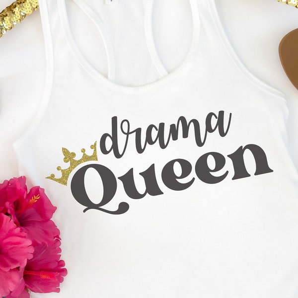 Drama Queen svg design, Drama Queen Tshirt, Momlife, Digital Download svg, SVG for Cricut and Silhouette, Cut File, png, dfx, pdf, jpg, eps.