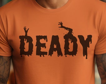 Deady SVG PNG PDF、Dadcula SVG、Deaddy SVG、Mombie SVG、Momster SVG、ファミリーハロウィンシャツ、カップルハロウィンSVG、Daddyハロウィンシャツ