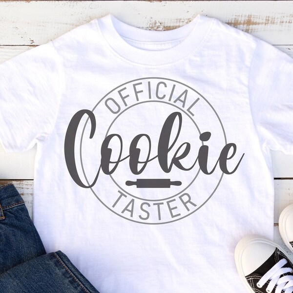 Official Cookie Taster SVG, Family Christmas Sweater SVG, Christmas Baking Team SVG, Kids Christmas svg, Cricut Christmas Team, Cookie Shirt