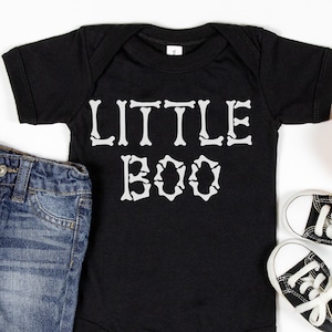 Little Boo SVG, Halloween SVG, Trick or Treat SVG, Child Halloween Svg, Bones Svg, Family Halloween Svg, Mommy and Me Halloween svg