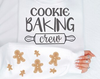 Cookie Baking Crew SVG, Holiday Baking Crew SVG, Christmas Baking Team SVG, Family Christmas svg, Cricut Christmas Team, Cookie Crew Shirt