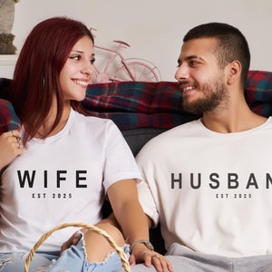 Mann und Frau SVG, Hochzeit 2025 SVG, Frau Est 2025, Ehemann Est 2025, Hochzeit SVG, Ehe svg, Hochzeit Paare Shirt, Ehemann Frau Shirt