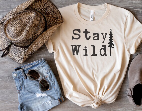 Stay wild svg, Stay wild tshirt, Outdoors svg - Digital Download svg, SVG for Cricut and Silhouette, Cut File, png, dfx, pdf, jpg, eps.