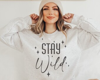 Stay wild svg, Stay wild tshirt, Outdoors svg - Digital Download svg, SVG for Cricut and Silhouette, Cut File, png, dfx, pdf, jpg, eps.