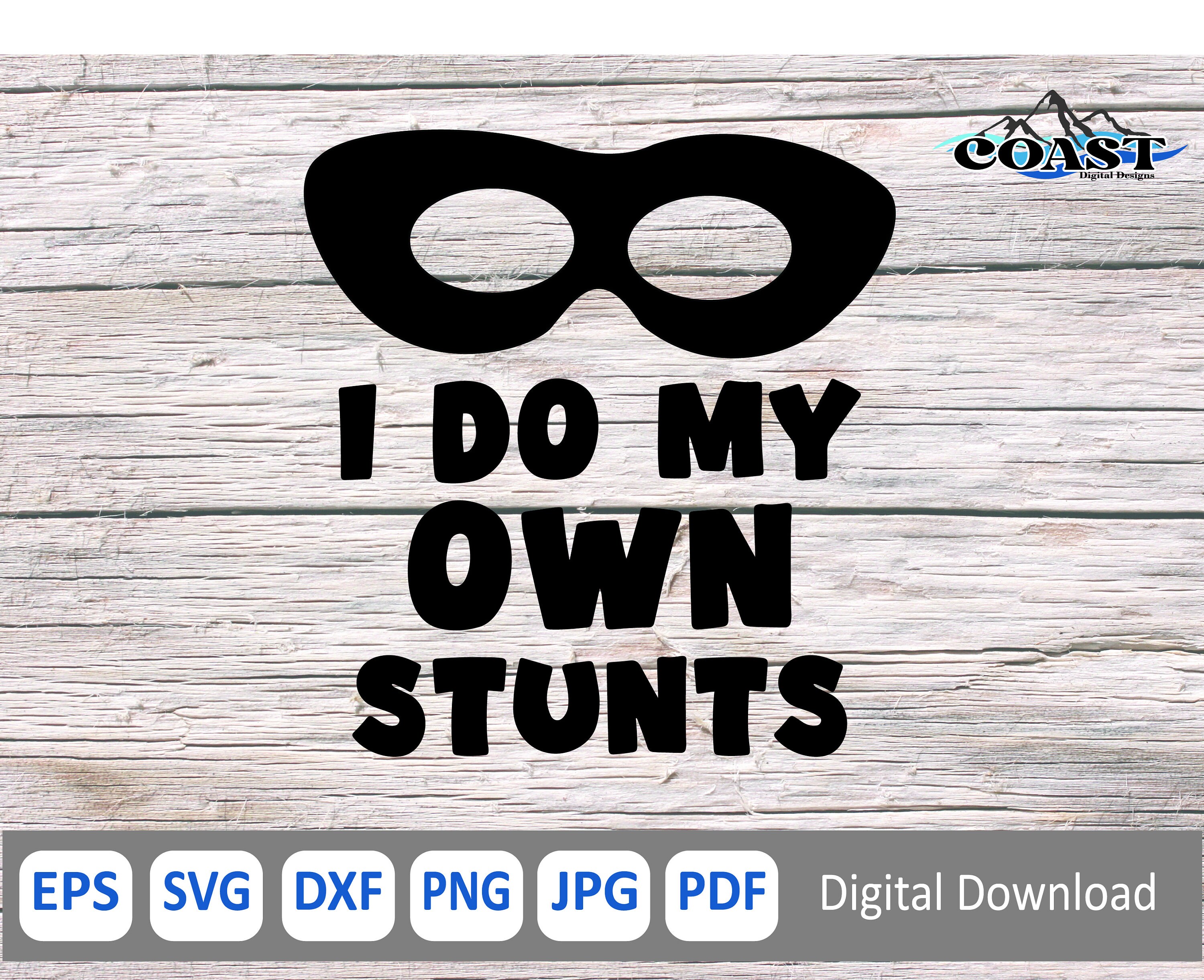 I Do My Own Stunts SVG Funny Kid SVG Wild Child SVG Funny Etsy