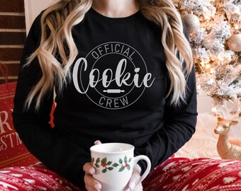 Official Cookie Crew SVG, Family Christmas Sweater SVG, Christmas Baking Team SVG, Kids Christmas svg, Cricut Christmas Team, Cookie Shirt