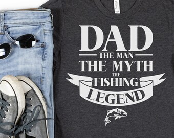 Dad The Man The Myth The Fishing Legend SVG, Dad SVG, Father's Day SVG, Father's Day Gift, Dad Gift, Fishing svg, Cricut Cut File, Dad png