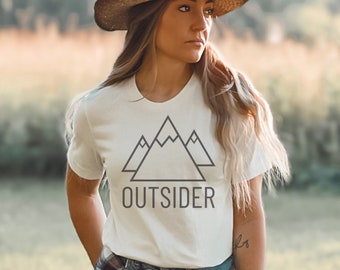 Outsider SVG PNG PDF, Outdoors svg, Adventure svg, Camping svg, Hiking svg, Mountain Mama svg, Cricut Adventure,  Outdoor svg