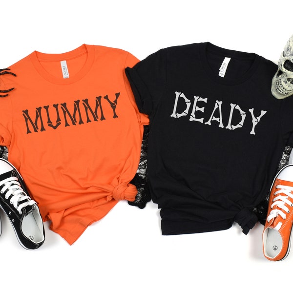 Mummy and Deady SVG, Halloween Couples SVG, Halloween Parents SVG, Halloween Cricut, Halloween Cut Files, Halloween Pumpkins