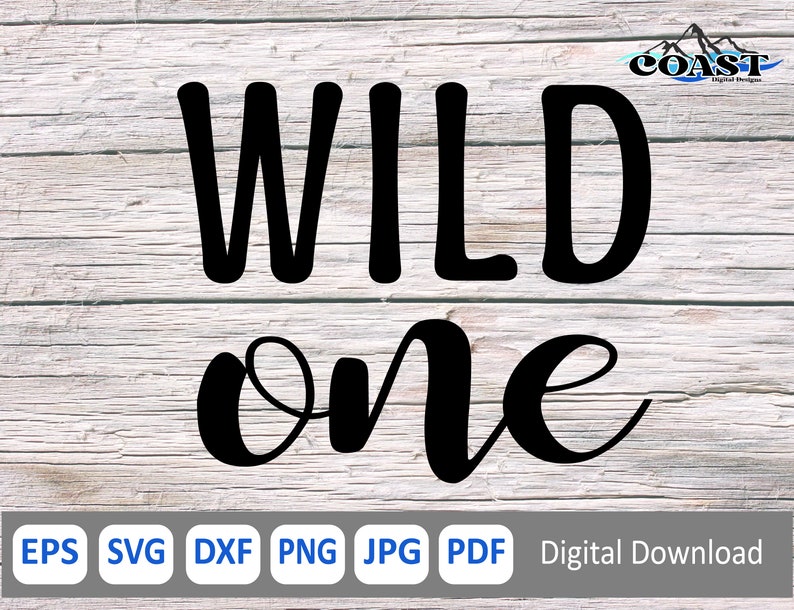 Wild One SVG First Birthday SVG 1st Birthday SVG First - Etsy