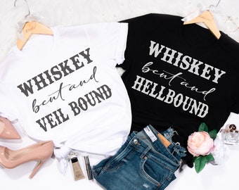 Whiskey Bent and Veil Bound SVG, Wedding svg, Nashy Bride, Bachelorette svg, Hen Party svg, Bachelorette Shirt Design, Cricut Bachelorette