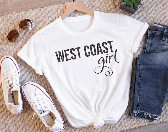 West coast girl Svg, West Coast shirt, Mom shirt svg, Girl power Svg, West coast, American girl Svg Cut files for Cricut and Silhouette, Png