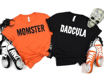 Momster and Dadcula SVG, Halloween Couples SVG, Halloween Parents SVG, Halloween Cricut, Halloween Cut Files, Couples Costume
