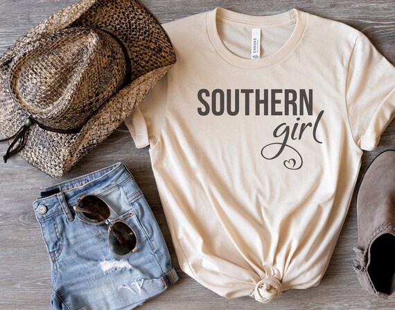 Southern girl svg, Southern girl shirt SVG PNG PDF, Southern svg, Country girl svg, Mom shirt, Teen shirt, Cut files Cricut and Silhouette